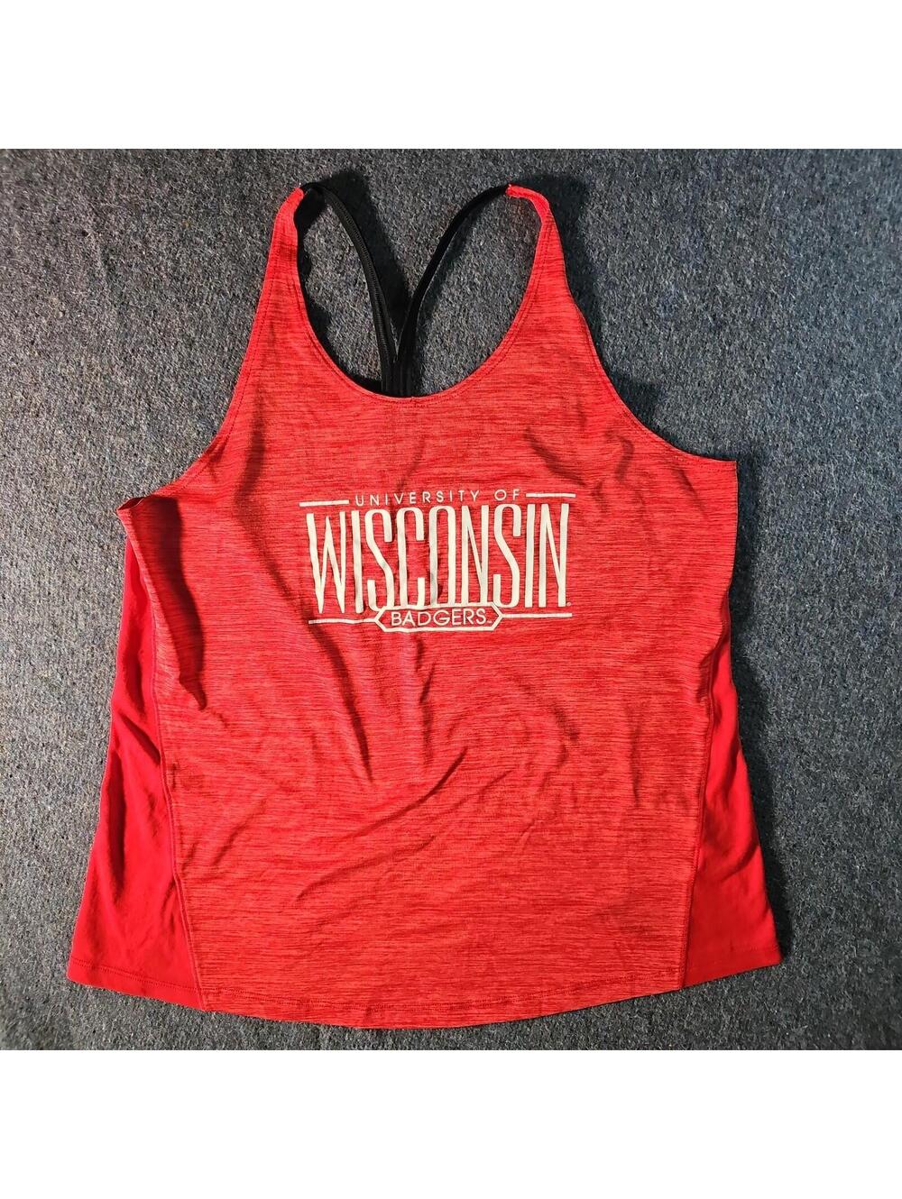 UW Wisconsin Badgers L Champion Tank